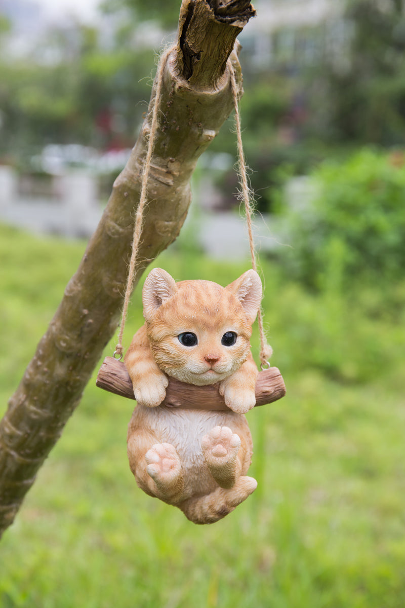 Pet Pals -Tabby Kitten Hanging Statue HI-LINE GIFT LTD.