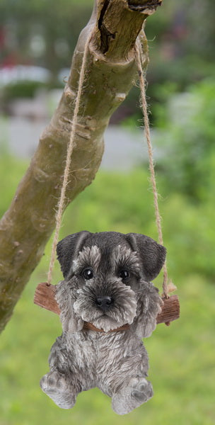 Pet Pals-Schnauzer Puppy Hanging Statue HI-LINE GIFT LTD.