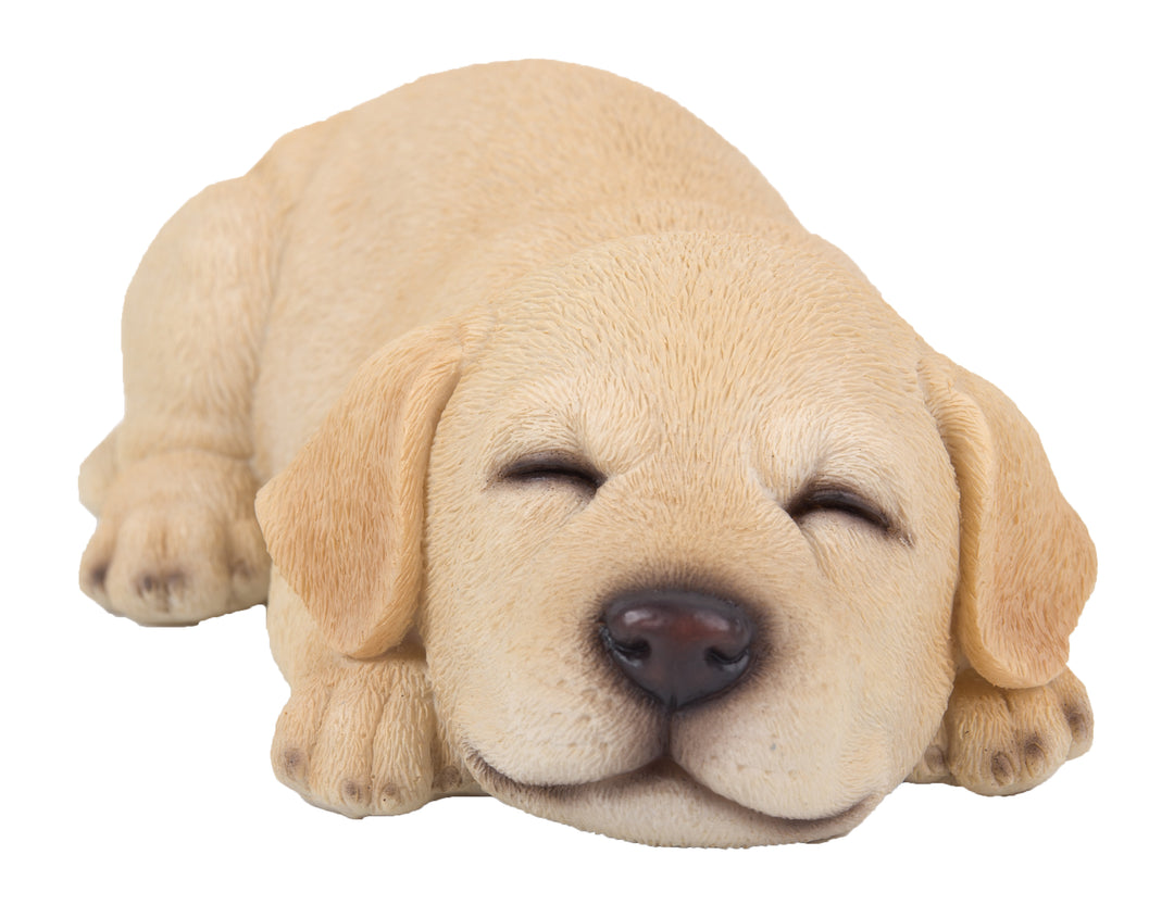 Pet Pals - Labrador Puppy Sleeping - Yellow Statue HI-LINE GIFT LTD.