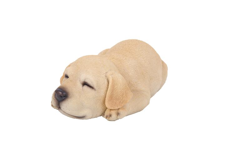 Pet Pals - Labrador Puppy Sleeping - Yellow Statue HI-LINE GIFT LTD.