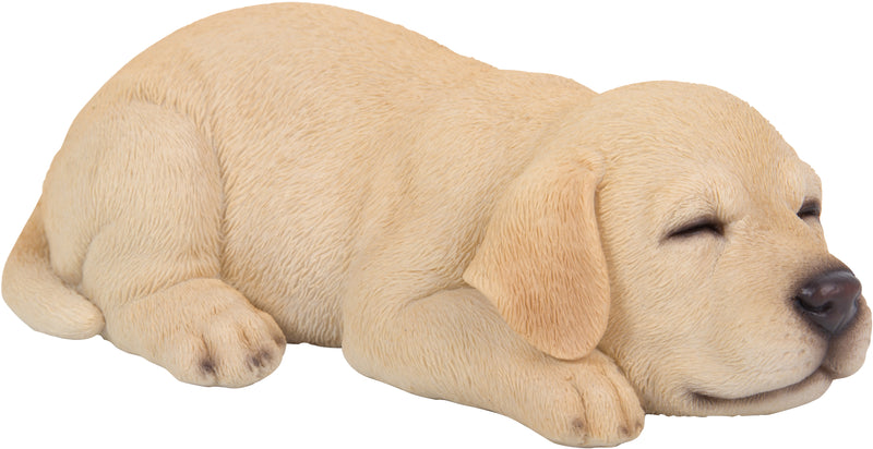 Pet Pals - Labrador Puppy Sleeping - Yellow Statue HI-LINE GIFT LTD.