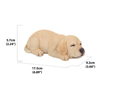 Pet Pals - Labrador Puppy Sleeping - Yellow Statue HI-LINE GIFT LTD.