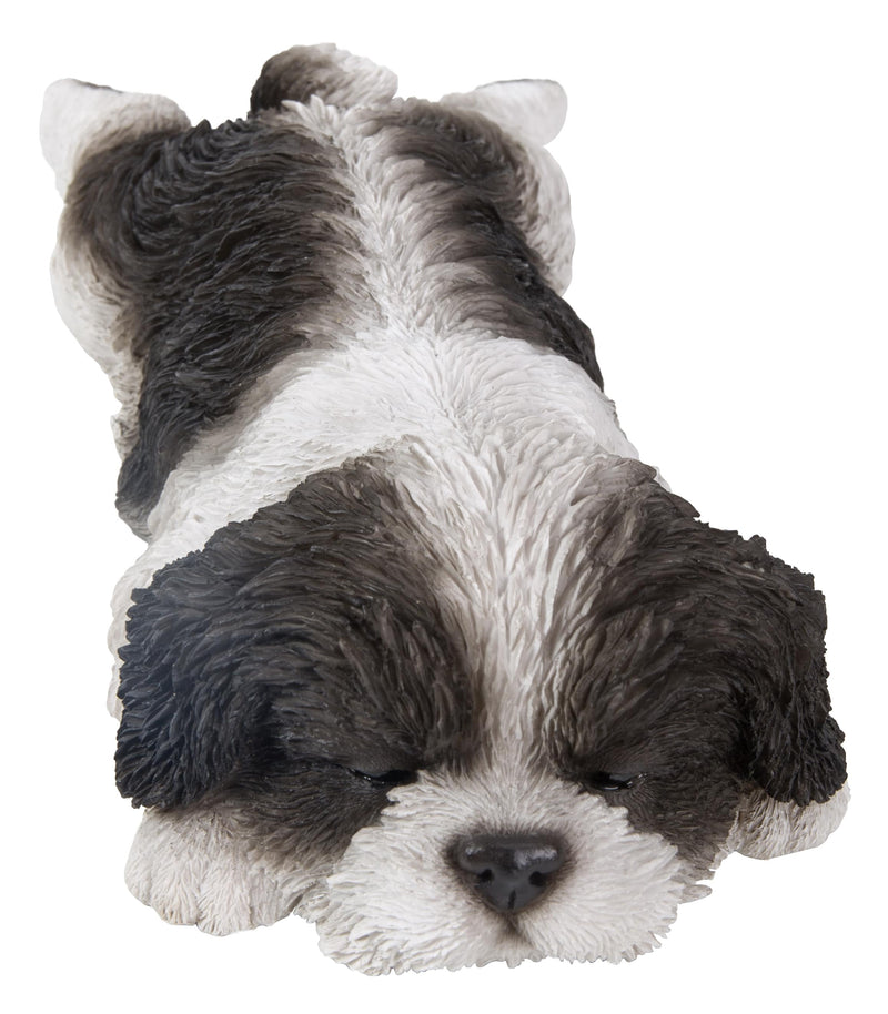 Black/White Shih Tzu Puppy Sleeping Hi-Line Gift Ltd.