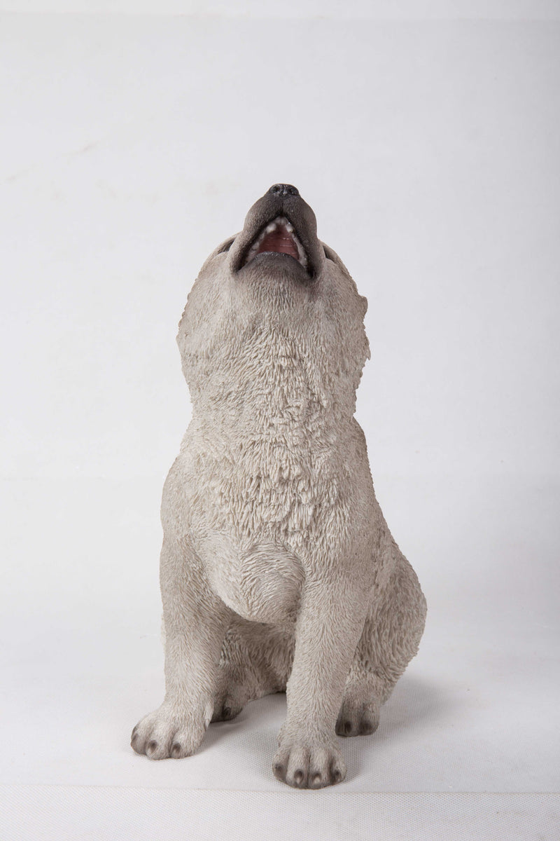 Hi-Line Exclusive - Wolf Pup Howling HI-LINE GIFT LTD.