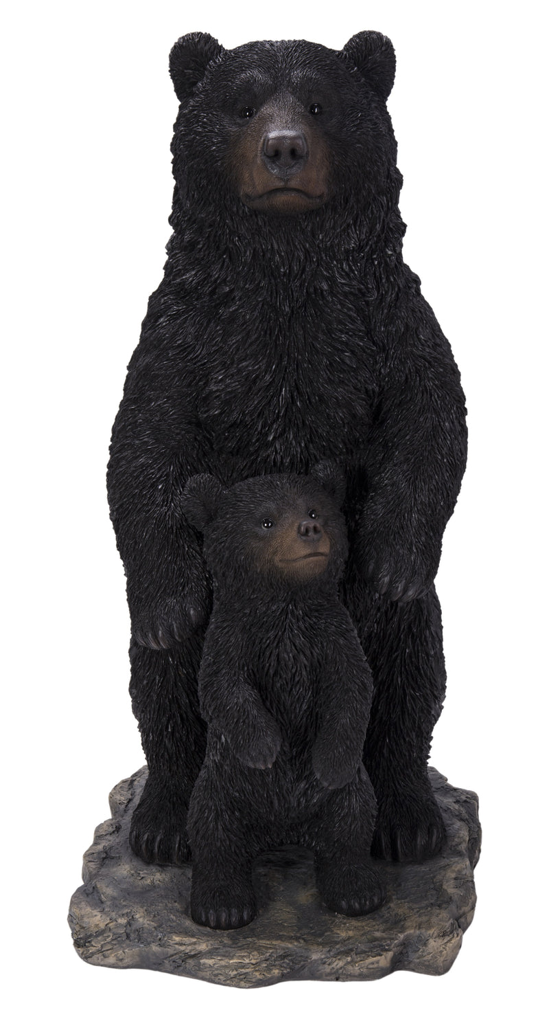 Standing Mother & Baby Black Bears HI-LINE GIFT LTD.