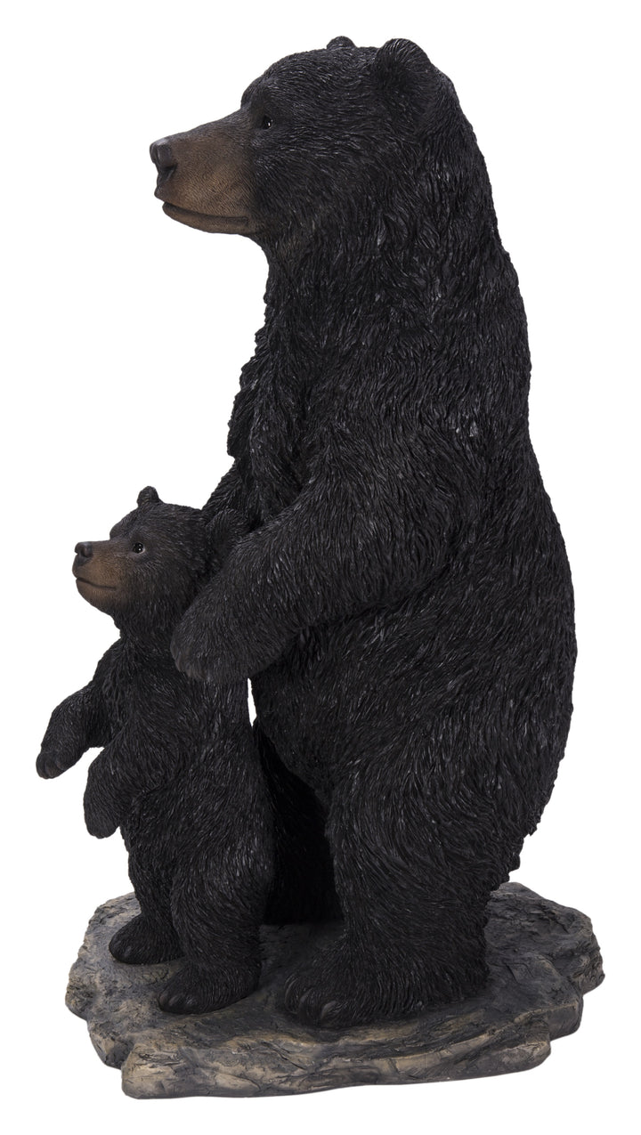Standing Mother & Baby Black Bears HI-LINE GIFT LTD.
