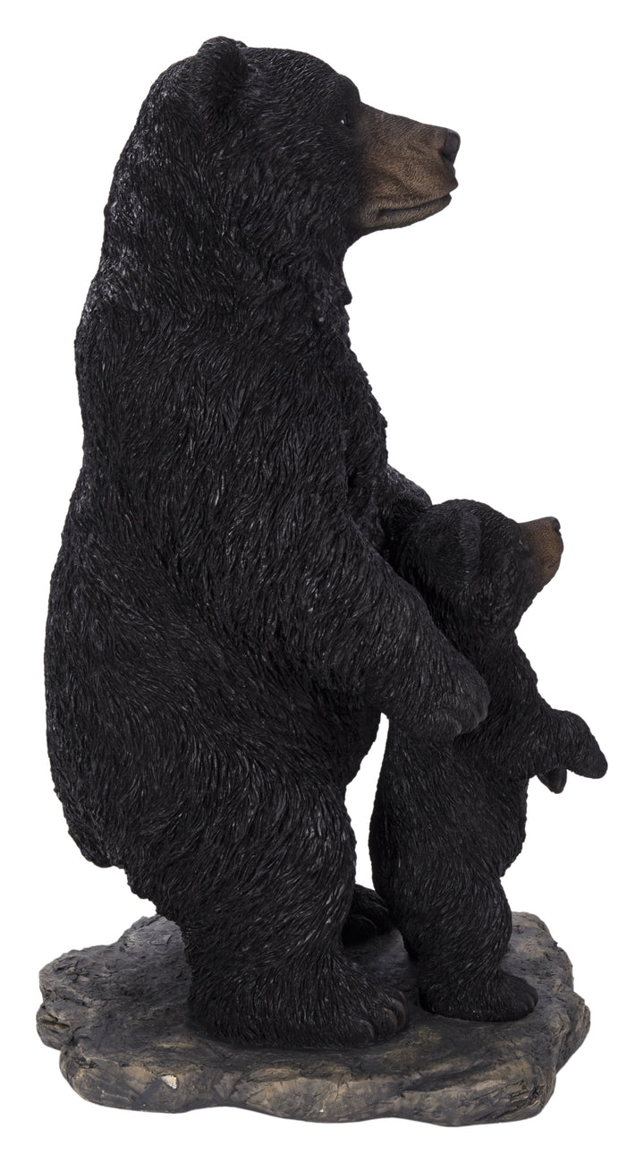 Standing Mother & Baby Black Bears HI-LINE GIFT LTD.