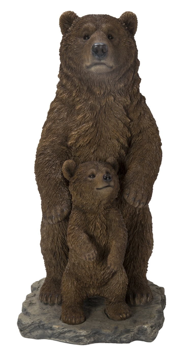Standing Mother & Baby Brown Bears HI-LINE GIFT LTD.
