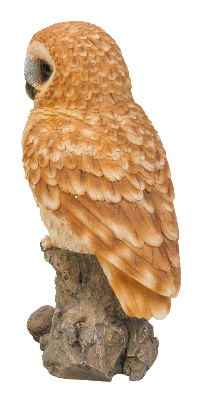 Tawny Owl On Stump - Garden Statue HI-LINE GIFT LTD.