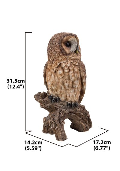 Brown Owl on Stump HI-LINE GIFT LTD.