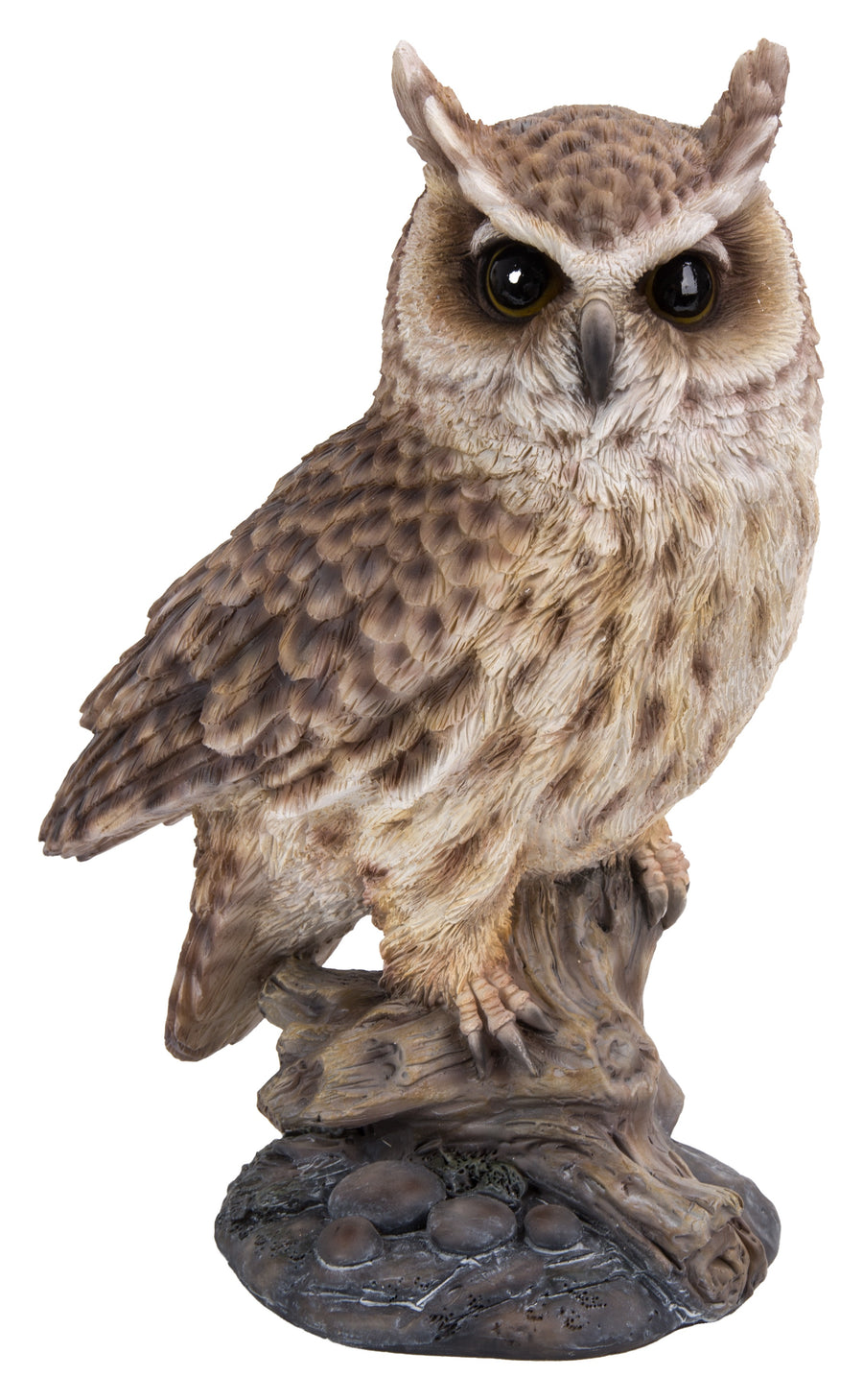 Long Eared Owl On Stump Statue HI-LINE GIFT LTD.