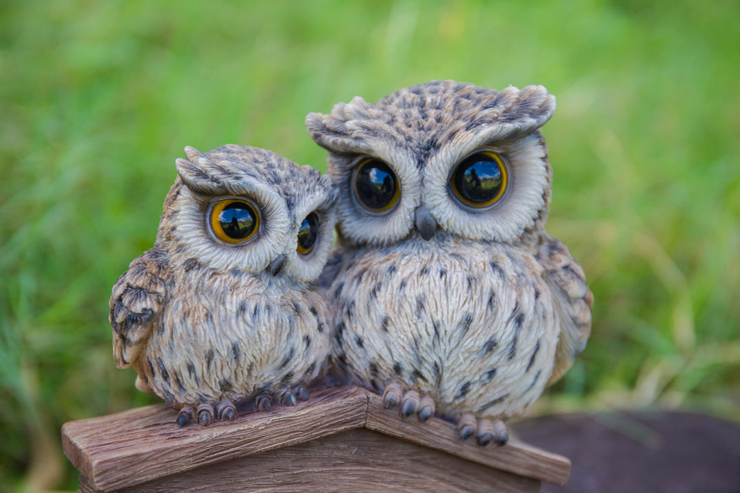 Mother & Baby Owl Welcome Sign HI-LINE GIFT LTD.