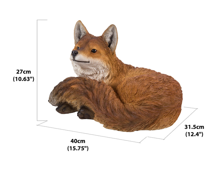 Fox Laying Down Statue Hi-Line Gift Ltd.