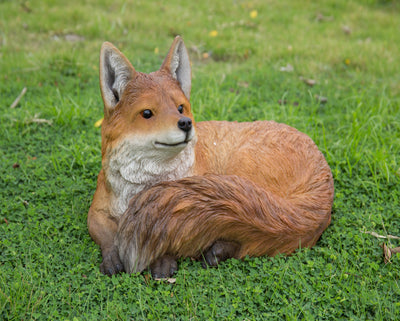 Fox Laying Down Statue Hi-Line Gift Ltd.