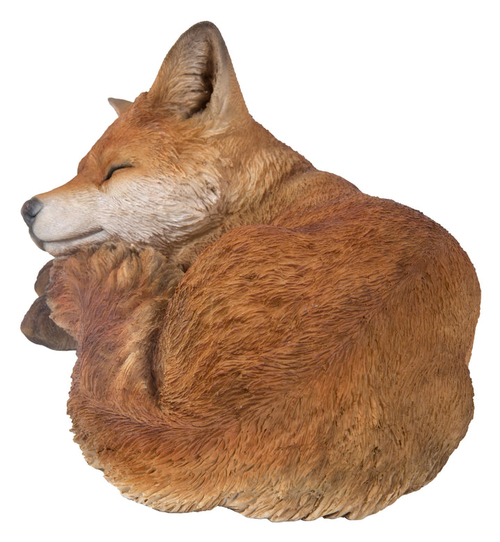Fox Pup Sleeping Statue HI-LINE GIFT LTD.