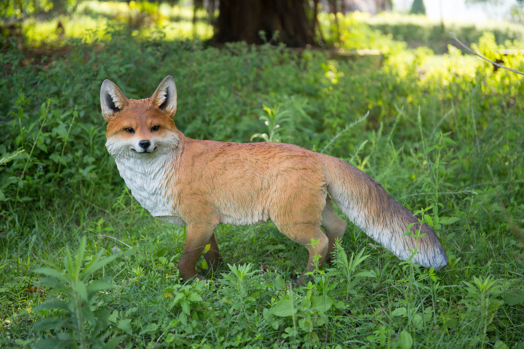 Fox Walking Statue - Home Decor - Hi-Line Gift Ltd.