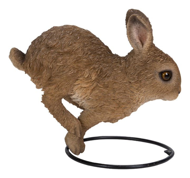 Hare Cub Jumping Statue HI-LINE GIFT LTD.