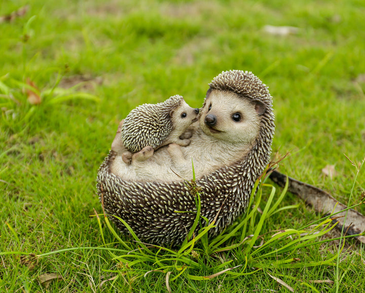Mother & Baby Hedgehogs On Back HI-LINE GIFT LTD.