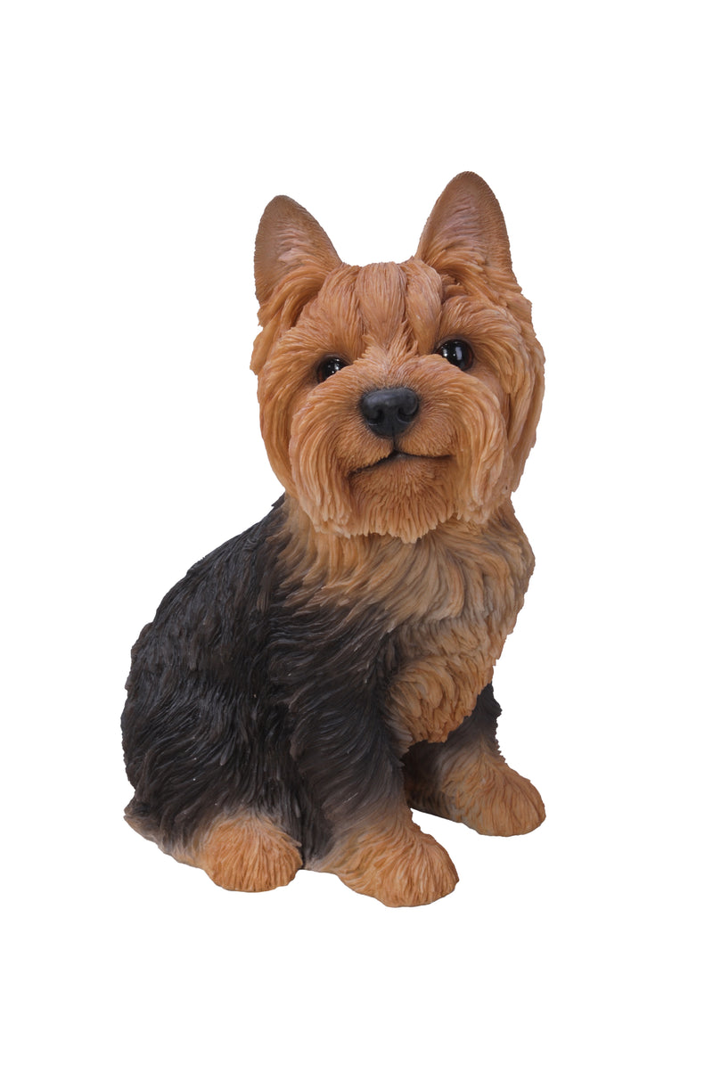 Yorkshire Terrier Sitting Statue HI-LINE GIFT LTD.