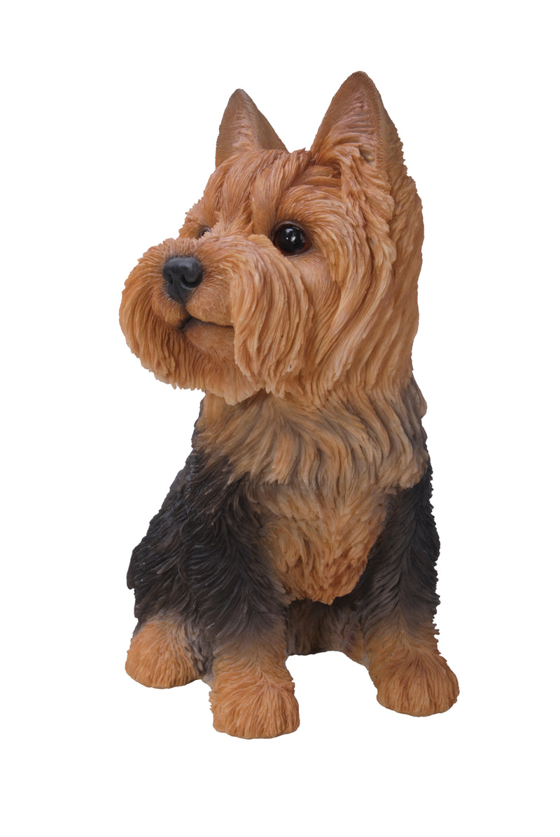 Yorkshire Terrier Sitting Statue HI-LINE GIFT LTD.
