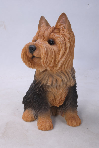 Yorkshire Terrier Sitting Statue HI-LINE GIFT LTD.