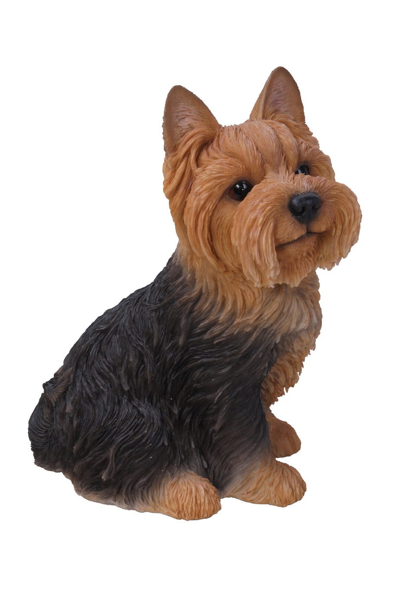 Yorkshire Terrier Sitting Statue HI-LINE GIFT LTD.