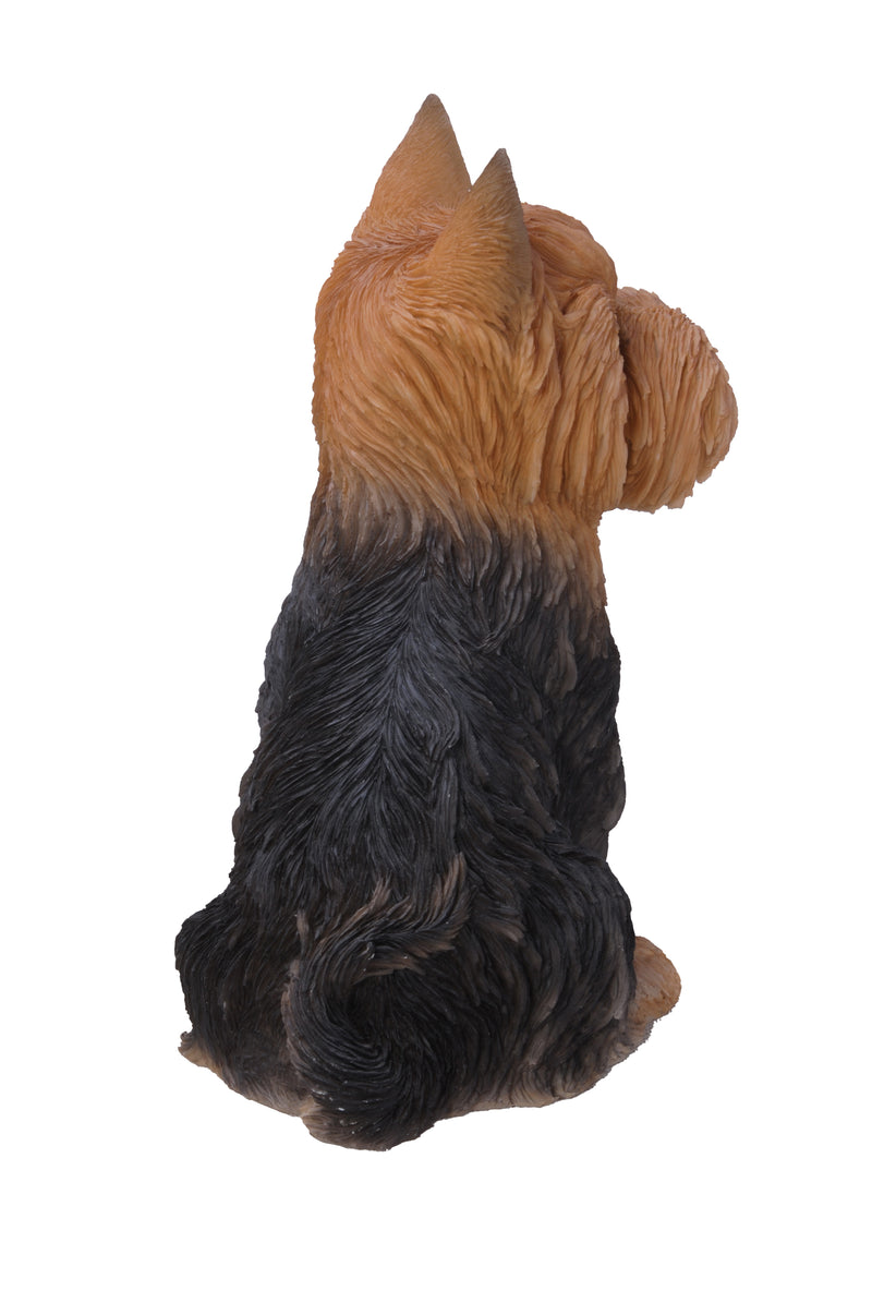 Yorkshire Terrier Sitting Statue HI-LINE GIFT LTD.