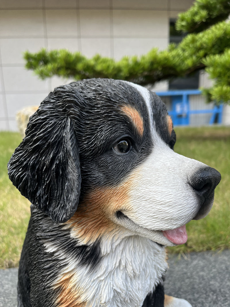 87750-B - 12.5" H Bernese Mountain Puppy Sitting (Hi-Line Exclusive) Hi-Line Gift Ltd.