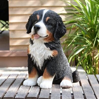 87750-B - 12.5" H Bernese Mountain Puppy Sitting (Hi-Line Exclusive) Hi-Line Gift Ltd.