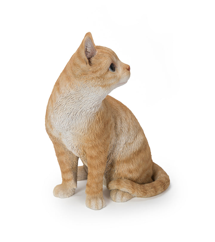 Ginger Cat Looking Back Resin Statue for Décor – Hi-Line Gift Ltd.