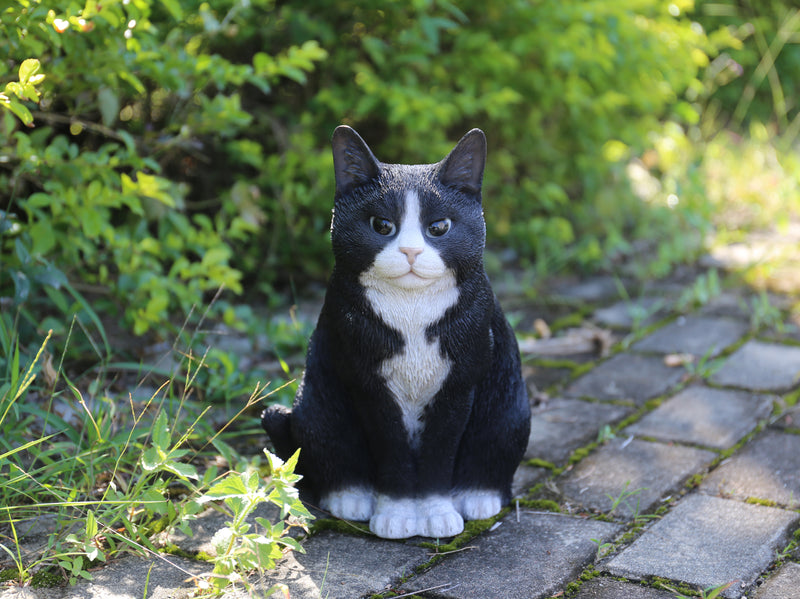 Cat Sitting - Black and White HI-LINE GIFT LTD.