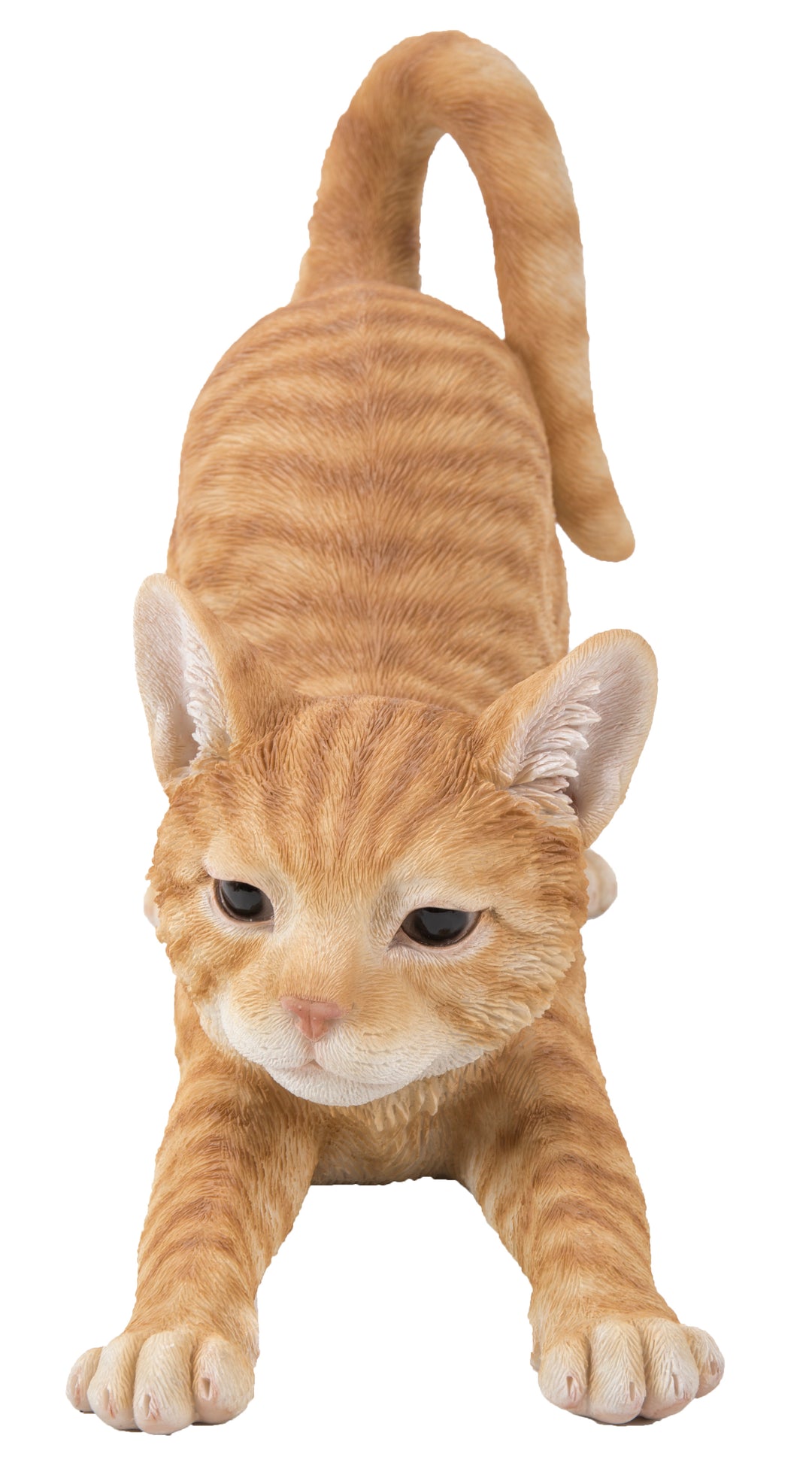 Orange Tabby Cat Stretching Hi-Line Gift Ltd.
