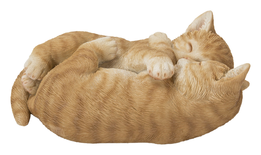 Sleeping Orange Cat Couple Pet Statue – Hi-Line Gift Ltd.