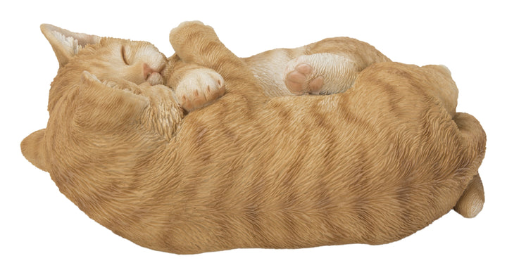Sleeping Couple Cats - Orange HI-LINE GIFT LTD.