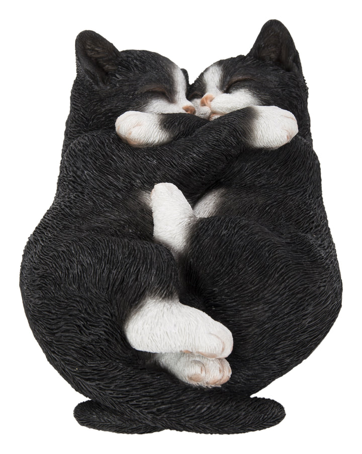 Sleeping Couple Cats - Black And White HI-LINE GIFT LTD.