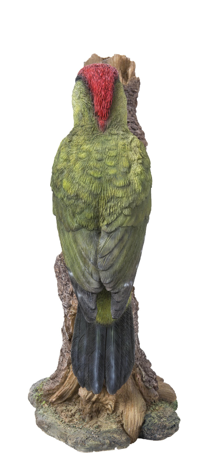 Woodpecker On Stump Statue Hi-Line Gift Ltd.
