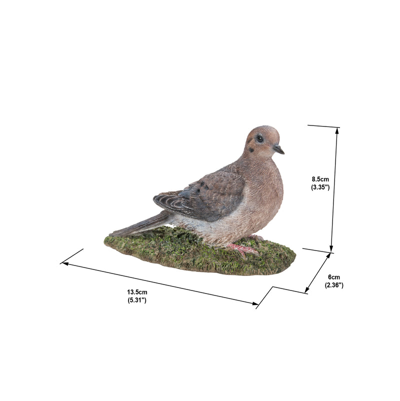 Mourning Dove on grass Garden Statue HI-LINE GIFT LTD.