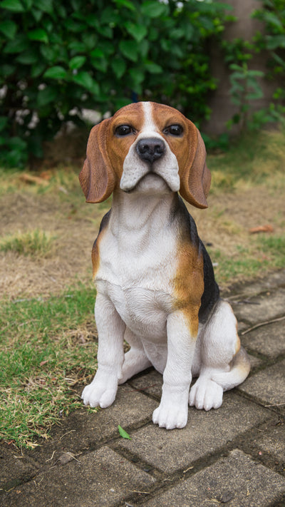 Beagle Sitting Statue HI-LINE GIFT LTD.