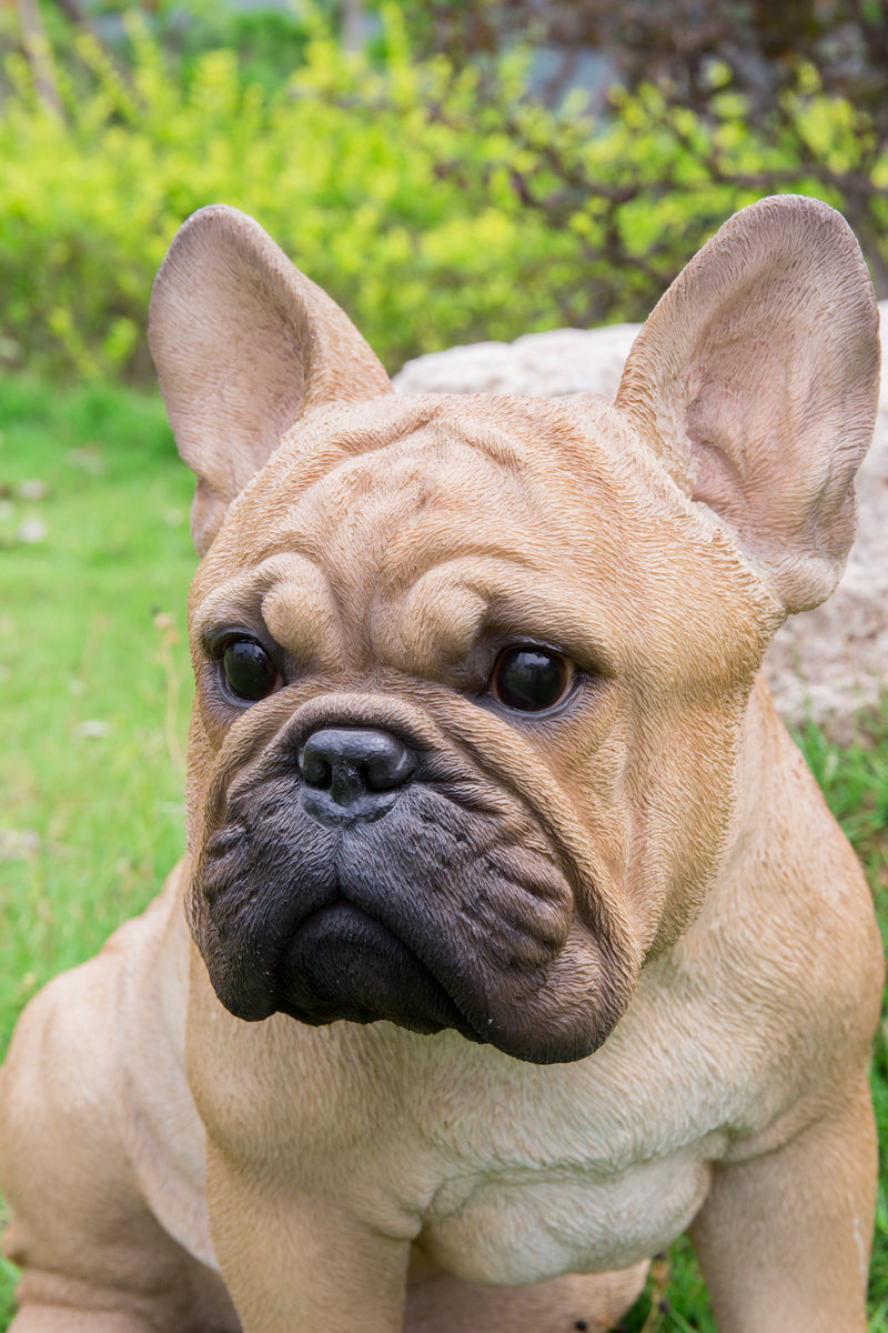 French Bulldog Squatting Statue HI-LINE GIFT LTD.