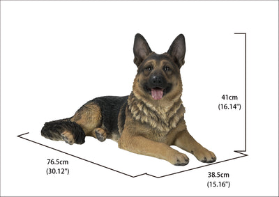 Lying German Shepherd HI-LINE GIFT LTD.