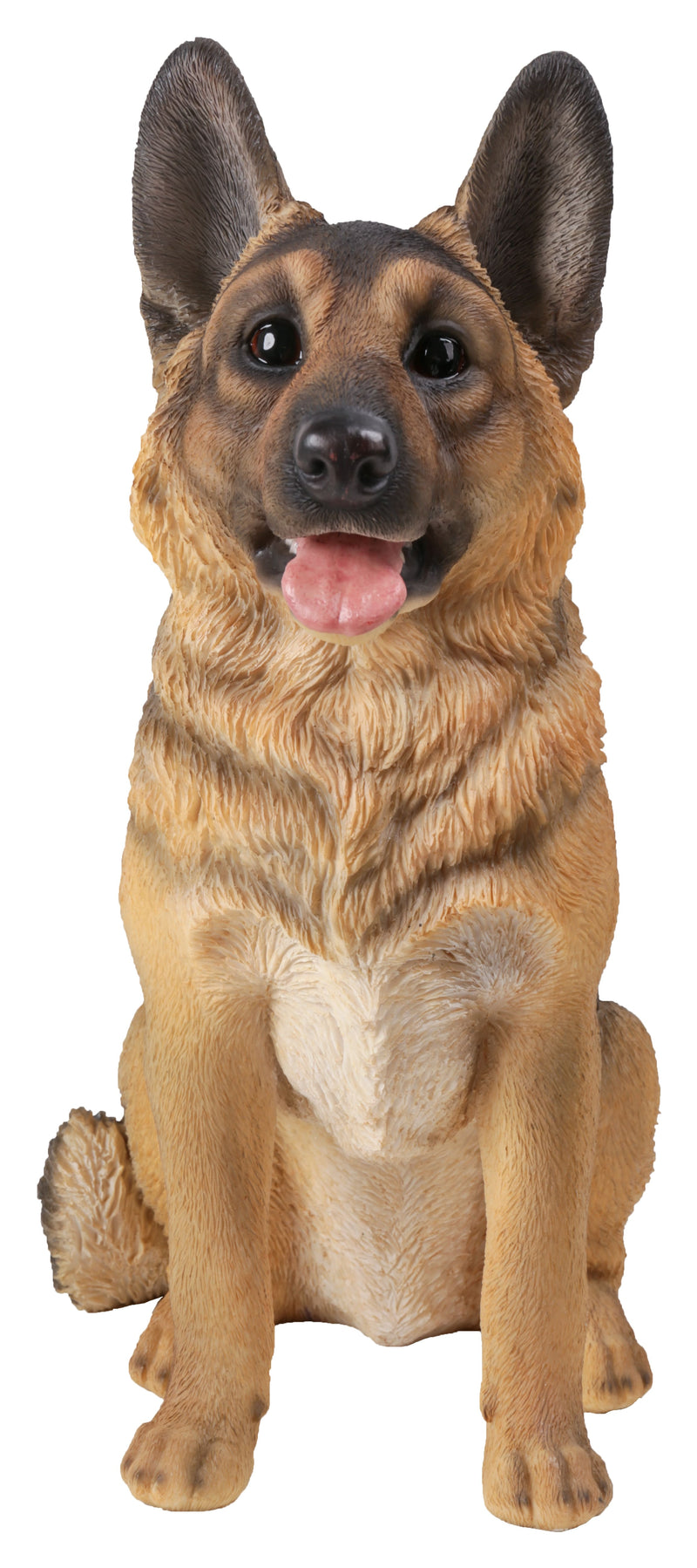 German Shepherd Sitting Statue HI-LINE GIFT LTD.