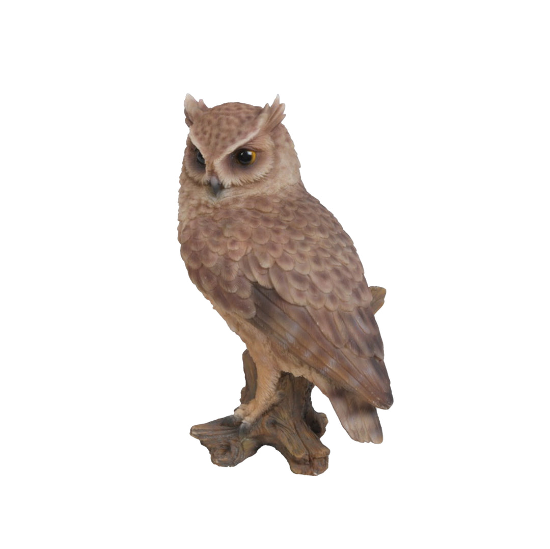 Screech Owl on Stump Statue HI-LINE GIFT LTD.