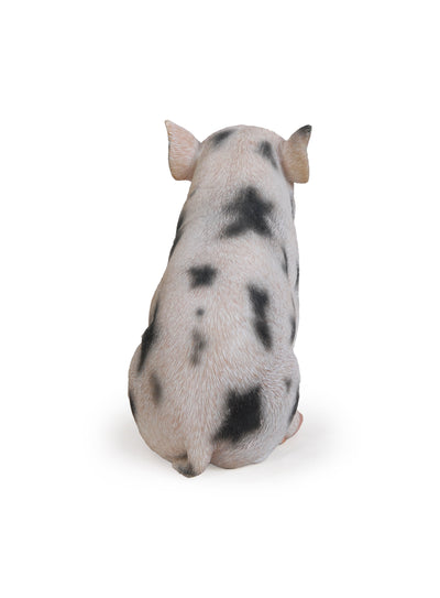 87770-A - Sitting Baby Pig W/Black Spots Hi-Line Gift Ltd.