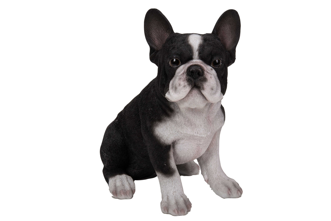 Pet Pals - French Bulldog Puppy Black and White Statue HI-LINE GIFT LTD.