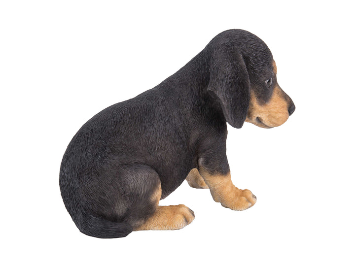 Pet Pals - Dachshund puppy Statue - Black HI-LINE GIFT LTD.