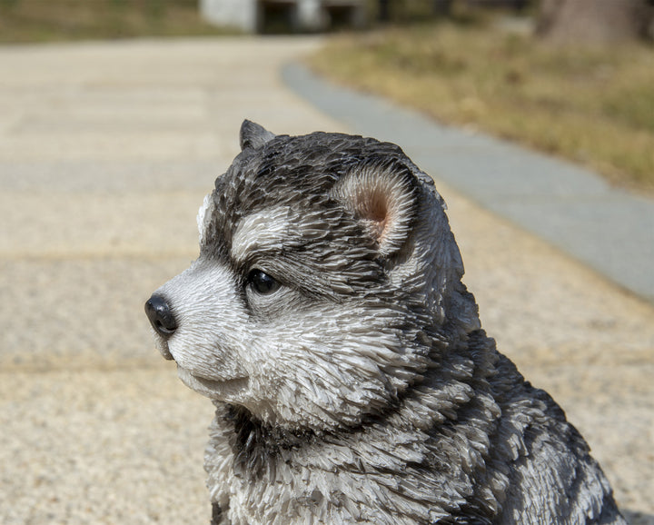 Pet Pals - Malamute Puppy Statue HI-LINE GIFT LTD.