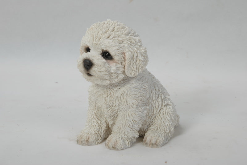Pet Pals - Bichon Frise Puppy Statue HI-LINE GIFT LTD.