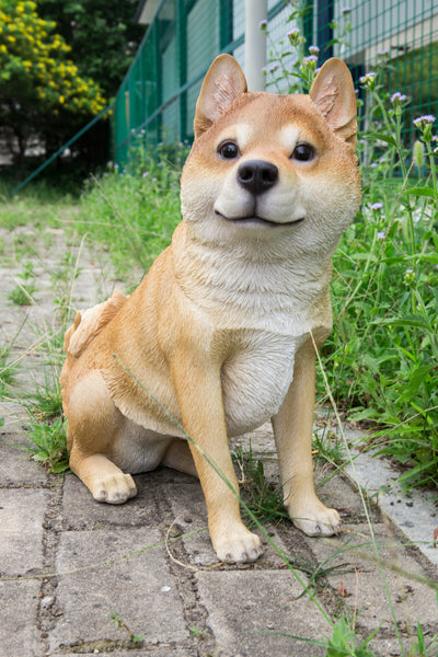 Shiba Inu Sitting Statue Hi-Line Gift Ltd.