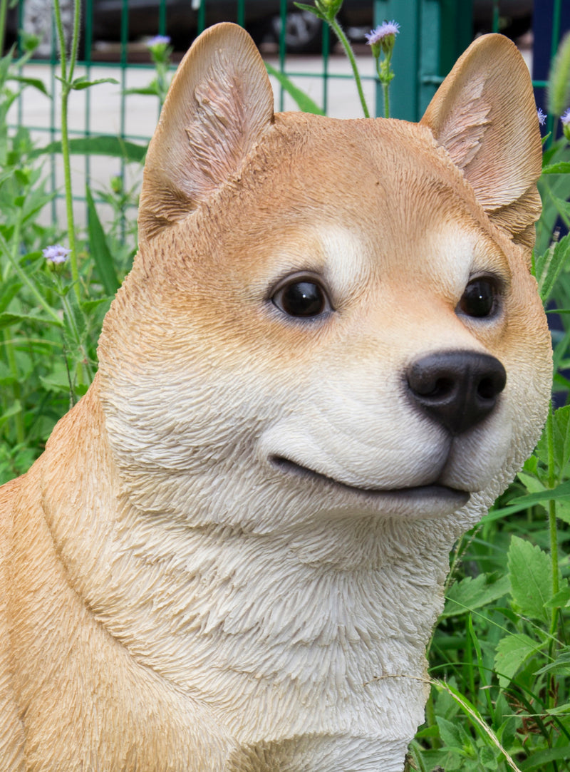 Shiba Inu Sitting Statue Hi-Line Gift Ltd.