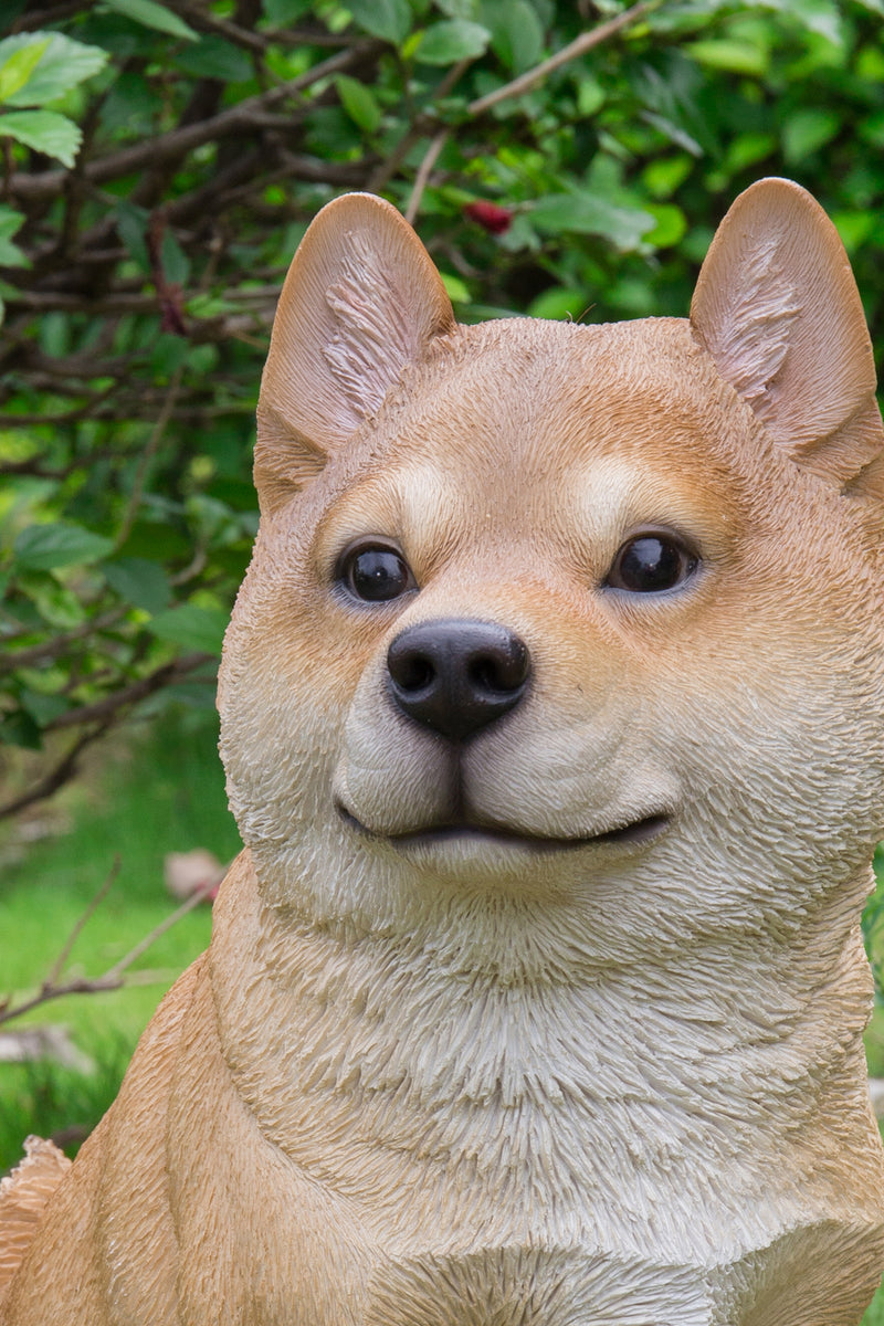 Shiba Inu Sitting Statue Hi-Line Gift Ltd.